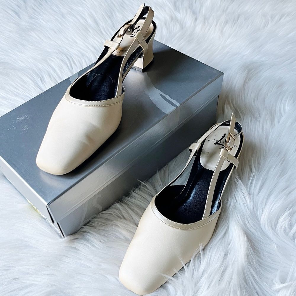 Lifestride Judith New Gold Devil Low Heels Gold Size 8.5